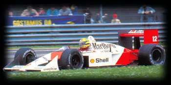 McLaren Honda driven by Ayrton Senna